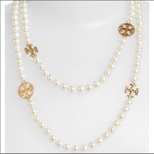 Tory Burch Faux Pearl Necklace